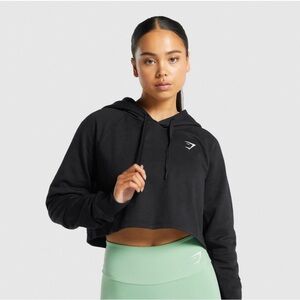 Gymshark cropped long sleeve hoodie
